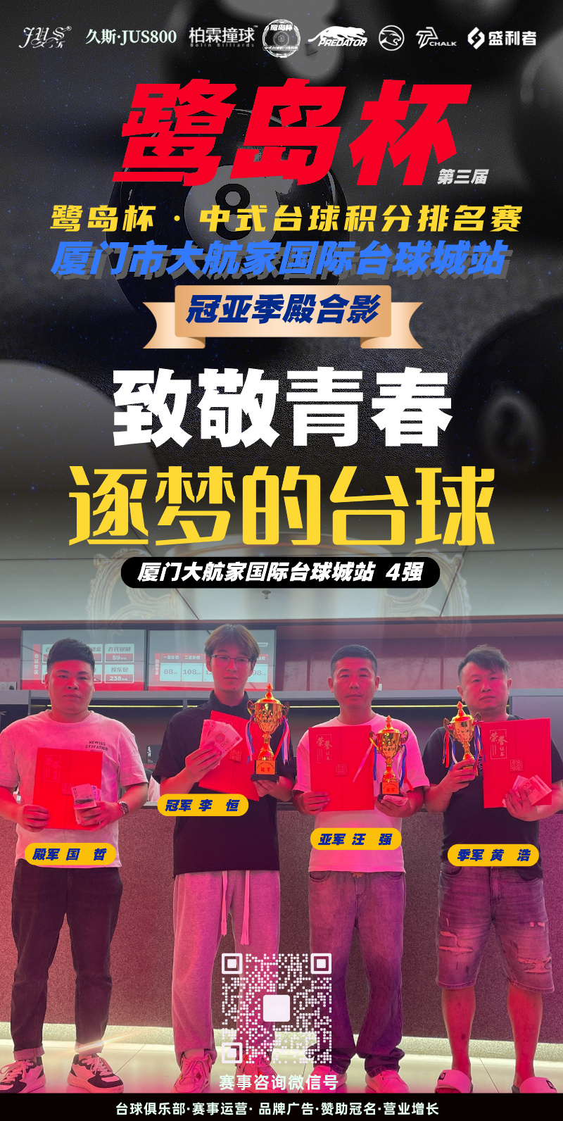鹭岛杯比赛结果海报二